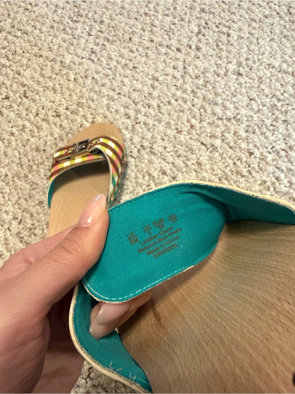 DR SCHOLLS X KATE SPADE BELLA PLAID SLIDES - Picture 8 of 8